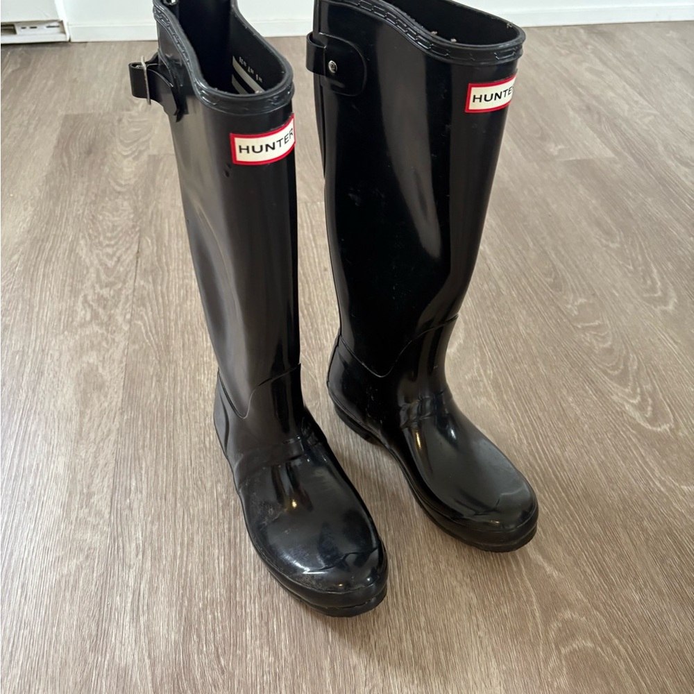 Hunter Black Rain Boots